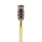 Inel din Argint 925 Placat cu Aur ( 2.3 grame ) cu Diamant Roșu și Diamant Alb 0.24 Carate