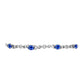 Brățară din Argint 925 ( 4.97 grame ) cu Safir Albastru Australian 2.01 Carate