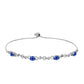 Brățară din Argint 925 ( 4.97 grame ) cu Safir Albastru Australian 2.01 Carate