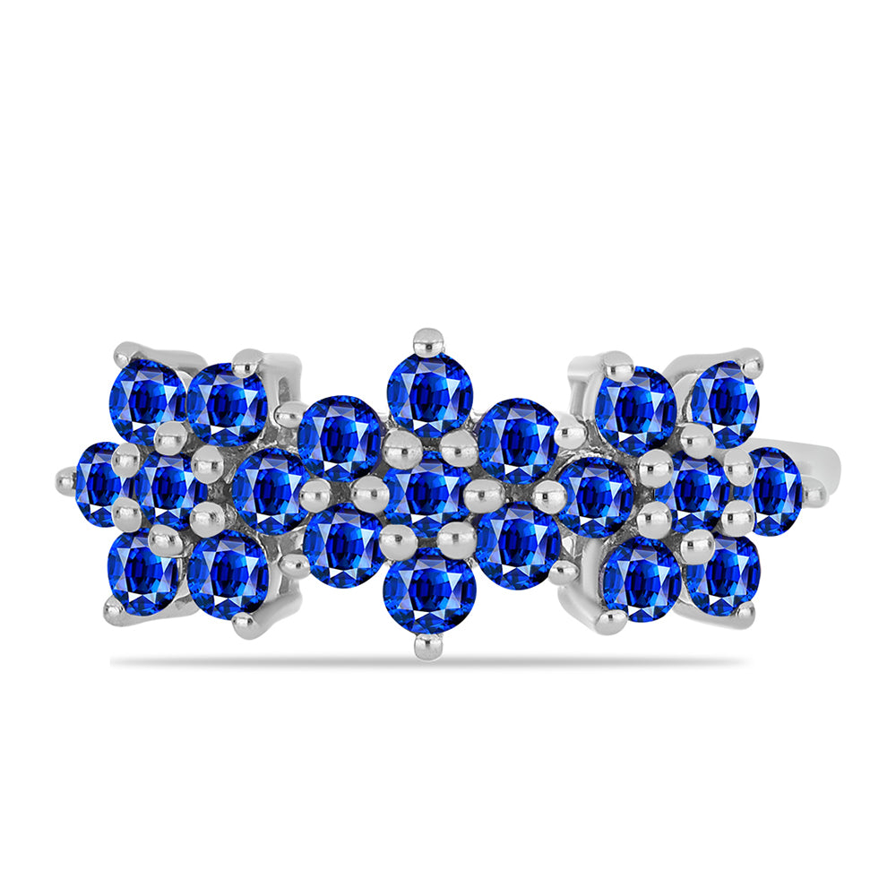 Inel din Argint 925 ( 1.64 grame ) cu Safir Albastru Australian 1.15 Carate