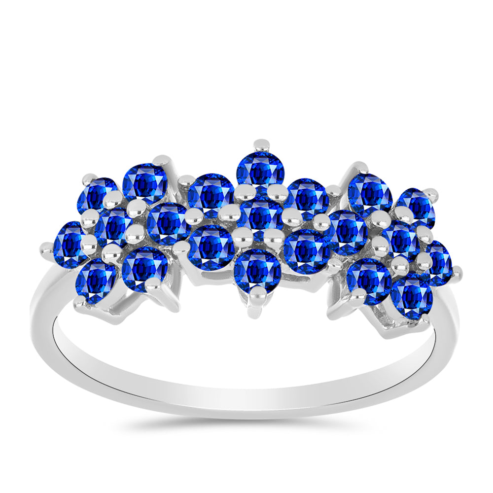 Inel din Argint 925 ( 1.64 grame ) cu Safir Albastru Australian 1.15 Carate