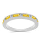 Inel din Argint 925 ( 2.28 grame ) cu Citrin Ural și Topaz Alb 0.91 Carate