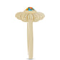 Inel din Argint 925 Placat cu Aur ( 3.23 grame ) cu Turcoaz Oyster 0.32 Carate