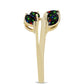 Inel din Argint 925 Placat cu Aur ( 3.2 grame ) cu Opal Etiopian Negru Lega Dembi 1.08 Carate