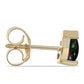 Set din Argint 925 Placat cu Aur ( 2.51 grame ) cu Opal Etiopian Negru Lega Dembi 0.82 Carate ( Cercei+Inel )