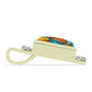 Pandantiv din Argint 925 Placat cu Aur ( 2.12 grame ) cu Turcoaz Oyster și Topaz Alb 1.99 Carate
