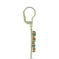Cercei din Argint 925 Placat cu Aur ( 3.8 grame ) cu Turcoaz Oyster 2.23 Carate