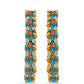 Cercei din Argint 925 Placat cu Aur ( 5.35 grame ) cu Turcoaz Oyster 2.18 Carate