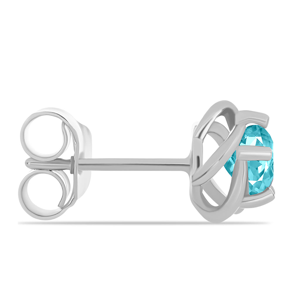 Set din Argint 925 ( 3.26 grame ) cu Cuarț Paraiba 1.82 Carate ( Cercei+Inel+Pandantiv )
