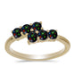 Inel din Argint 925 Placat cu Aur ( 2.13 grame ) cu Opal Etiopian Negru Lega Dembi 0.47 Carate