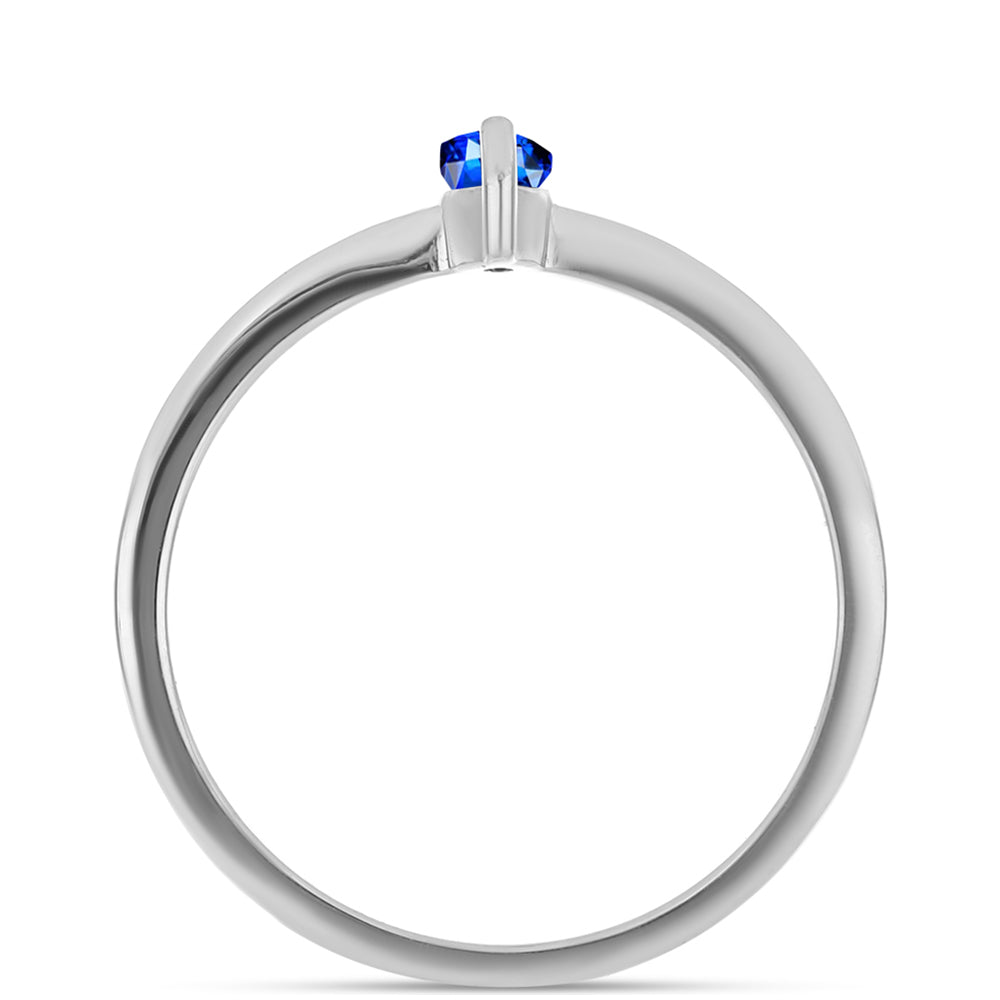 Inel din Argint 925 ( 1.46 grame ) cu Safir Albastru Australian 0.39 Carate