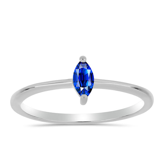 Inel din Argint 925 ( 1.46 grame ) cu Safir Albastru Australian 0.39 Carate