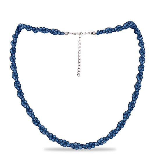 Colier din Pepită ( 15.68 grame ) cu Topaz Albastru ”Londra” 78.42 Carate