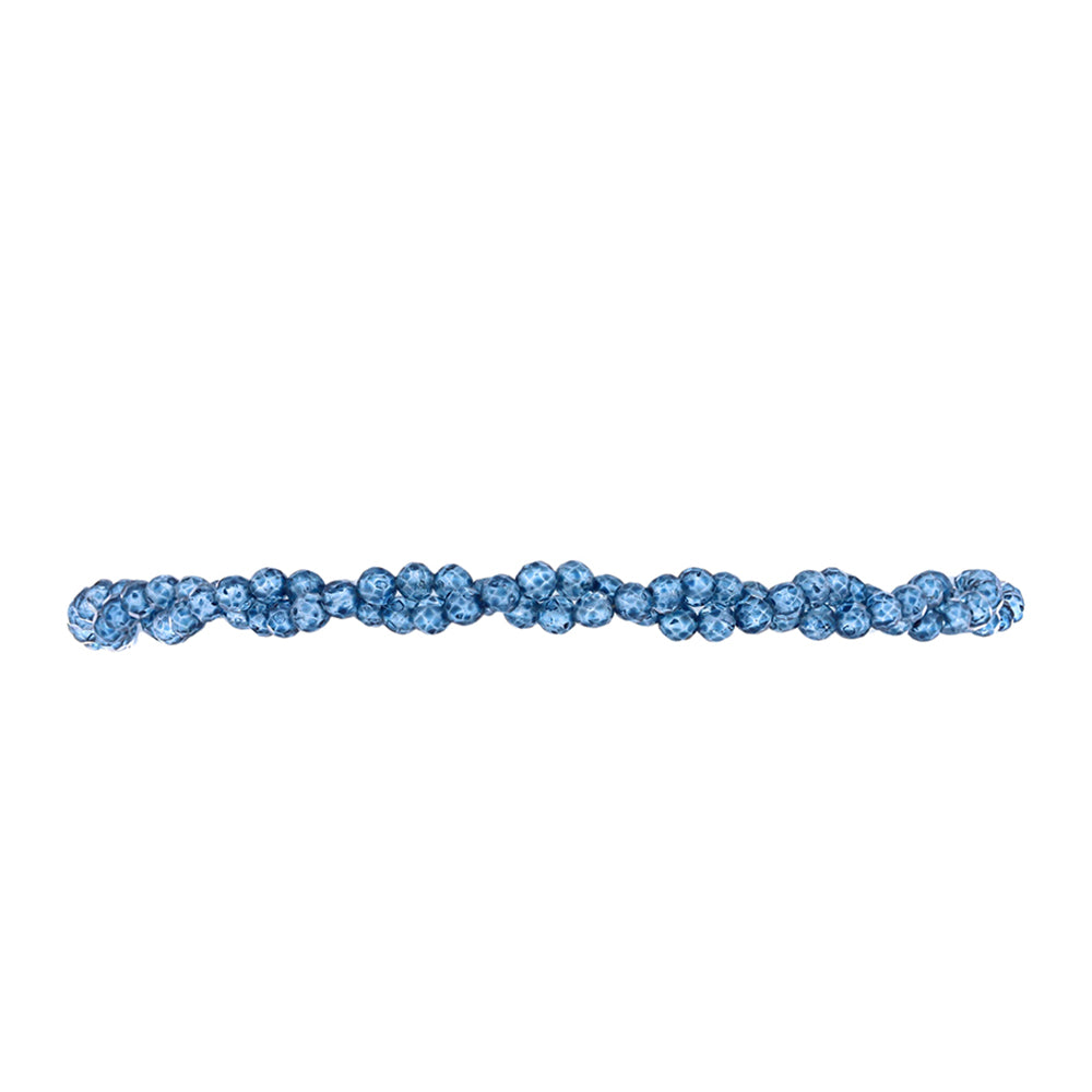 Brățară din Argint 925 ( 1.77 grame ) cu Topaz Albastru ”Londra” 20.57 Carate 2 