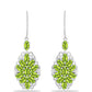 Cercei din Argint 925 ( 6.04 grame ) cu Peridot Changbai 5.51 Carate