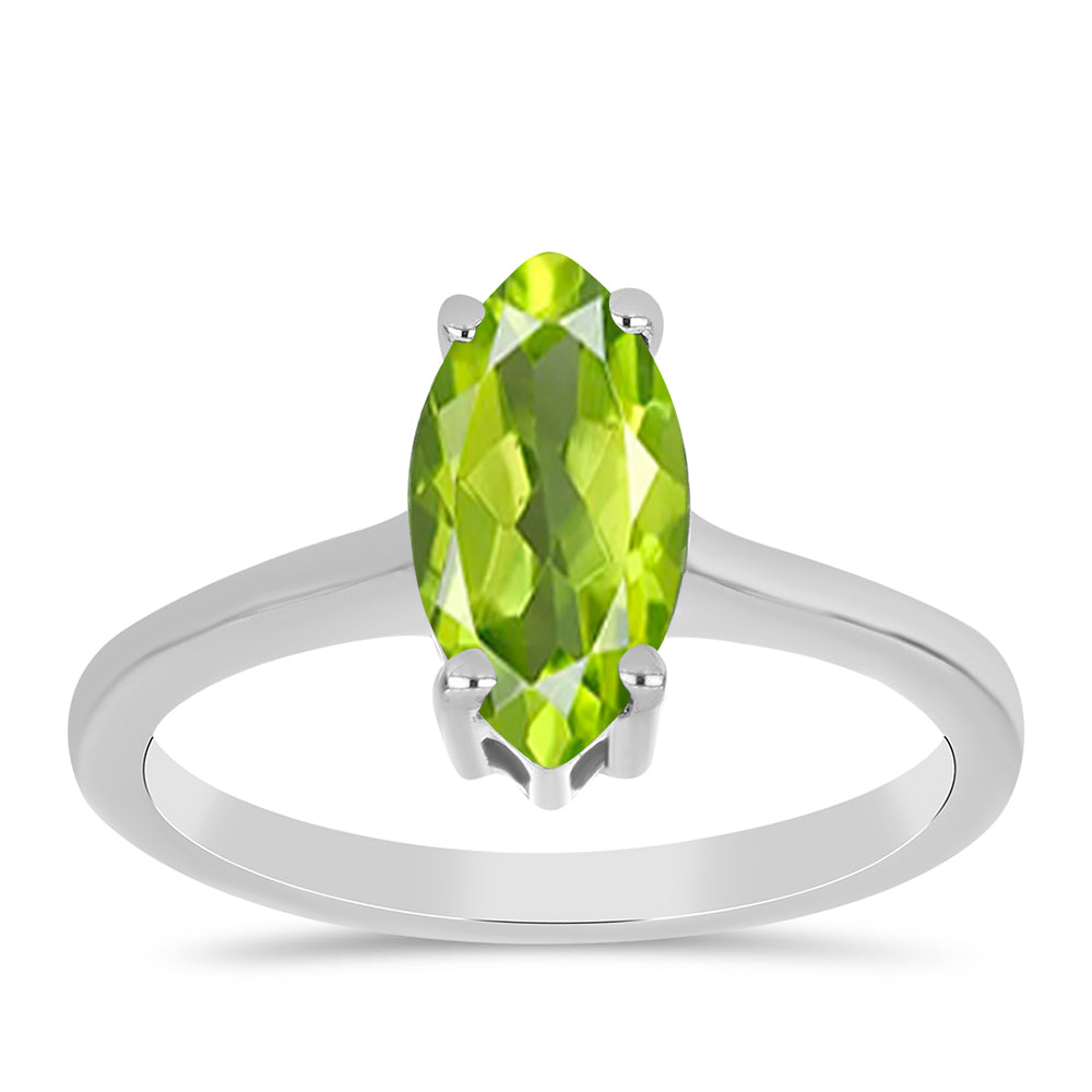 Inel din Argint 925 ( 2.57 grame ) cu Peridot Changbai 1.81 Carate