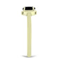Inel din Argint 925 Placat cu Aur ( 2.08 grame ) cu Onix Negru Suwar 0.47 Carate