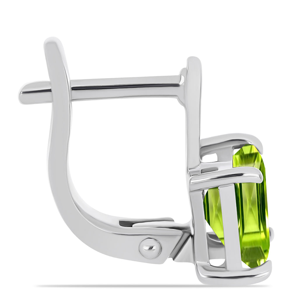 Cercei din Argint 925 ( 2.67 grame ) cu Peridot Changbai 2.51 Carate