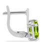 Cercei din Argint 925 ( 2.67 grame ) cu Peridot Changbai 2.51 Carate