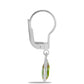 Cercei din Argint 925 ( 1.07 grame ) cu Peridot Changbai 2.62 Carate