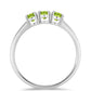 Inel din Argint 925 ( 1.88 grame ) cu Peridot Changbai 1.44 Carate