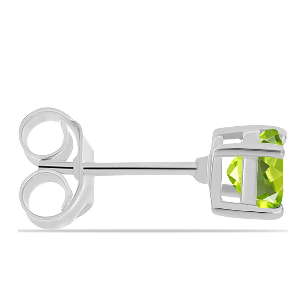 Cercei din Argint 925 ( 0.99 grame ) cu Peridot Changbai 1.05 Carate 2 
