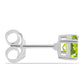 Cercei din Argint 925 ( 0.99 grame ) cu Peridot Changbai 1.05 Carate