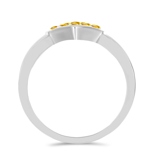 Inel din Argint 925 ( 4.29 grame ) cu Citrin Ural 1.06 Carate