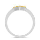 Inel din Argint 925 ( 4.29 grame ) cu Citrin Ural 1.06 Carate