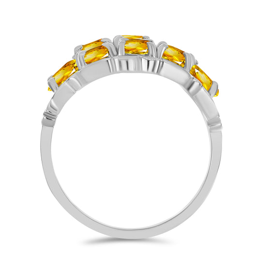 Inel din Argint 925 ( 3.91 grame ) cu Citrin Ural 2.79 Carate