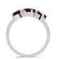 Inel din Argint 925 ( 2.23 grame ) cu Granat Barton 1.33 Carate