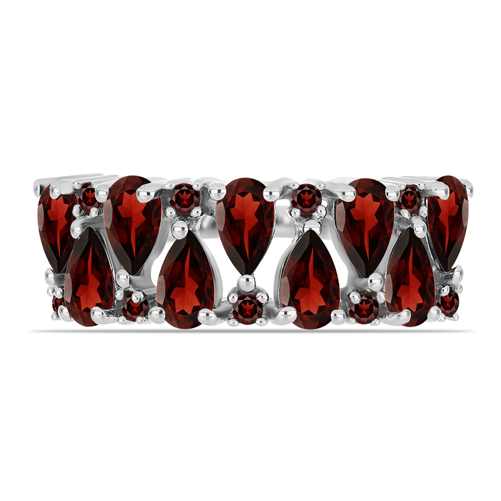 Inel din Argint 925 ( 3.16 grame ) cu Granat Barton 2.67 Carate