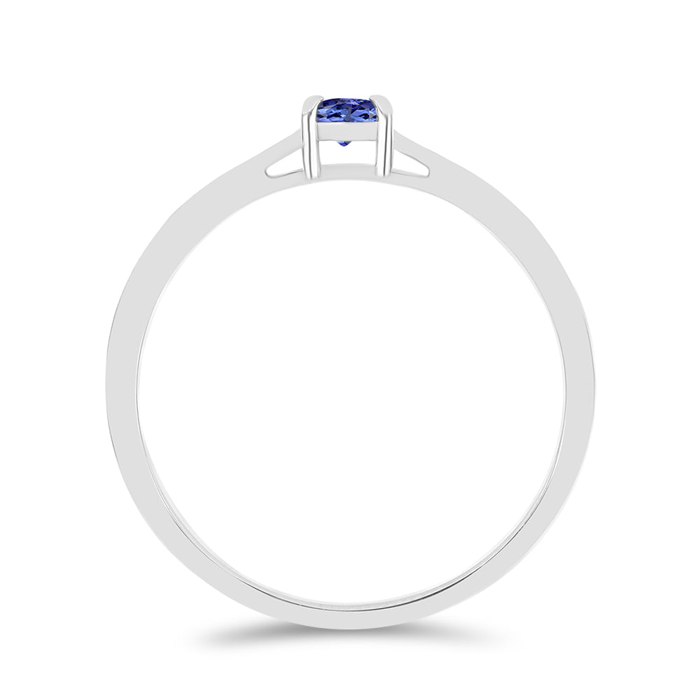 Inel din Argint 925 ( 1.47 grame ) cu Tanzanit 0.35 Carate