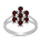 Inel din Argint 925 ( 2.67 grame ) cu Granat Barton 1.56 Carate