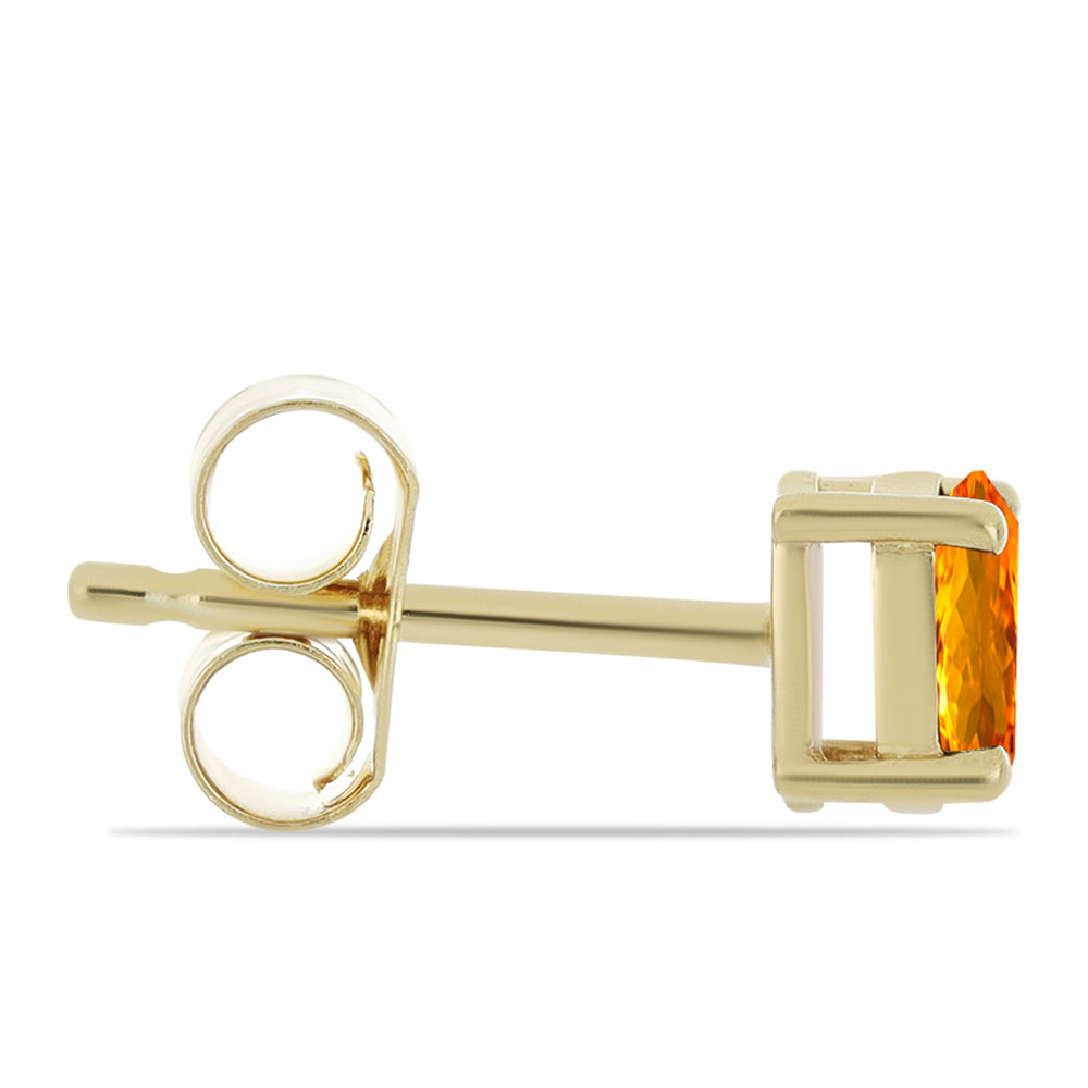 Set din Argint 925 Placat cu Aur ( 2.14 grame ) cu Granat Barton și Citrin Ural 1.41 Carate ( Cercei ) 3 