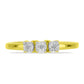 Inel din Argint 925 Placat cu Aur ( 1.44 grame ) cu Diamant Alb 0.02 Carate