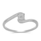 Inel din Argint 925 ( 1.71 grame ) cu Diamant Alb 0.01 Carate