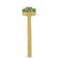 Inel din Argint 925 Placat cu Aur ( 1.64 grame ) cu Smarald Brazilian 0.3 Carate