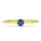 Inel din Argint 925 Placat cu Aur ( 1 grame ) cu Tanzanit 0.27 Carate
