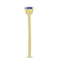 Inel din Argint 925 Placat cu Aur ( 1 grame ) cu Tanzanit 0.27 Carate