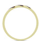 Inel din Argint 925 Placat cu Aur ( 2.96 grame ) cu Diamant Verde 0.02 Carate