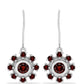 Cercei din Argint 925 ( 3.19 grame ) cu Granat Barton 2.25 Carate