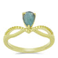 Inel din Argint 925 Placat cu Aur ( 2.39 grame ) cu Labradorit 0.62 Carate