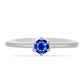Inel din Argint 925 ( 1.54 grame ) cu Safir Albastru Australian 0.39 Carate