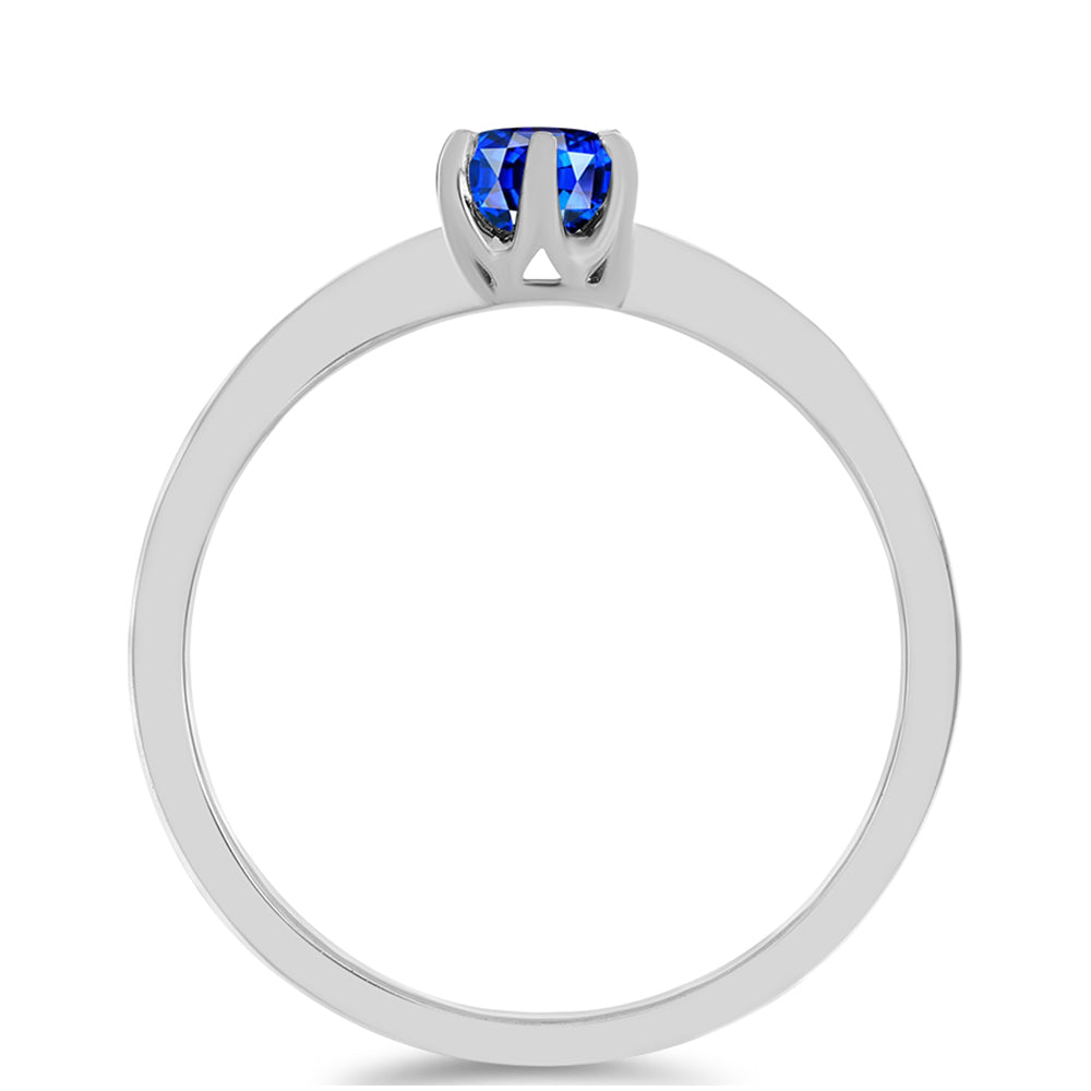 Inel din Argint 925 ( 1.54 grame ) cu Safir Albastru Australian 0.39 Carate