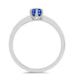 Inel din Argint 925 ( 1.54 grame ) cu Safir Albastru Australian 0.39 Carate