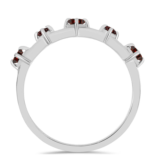 Inel din Argint 925 ( 1.63 grame ) cu Granat Barton 0.28 Carate