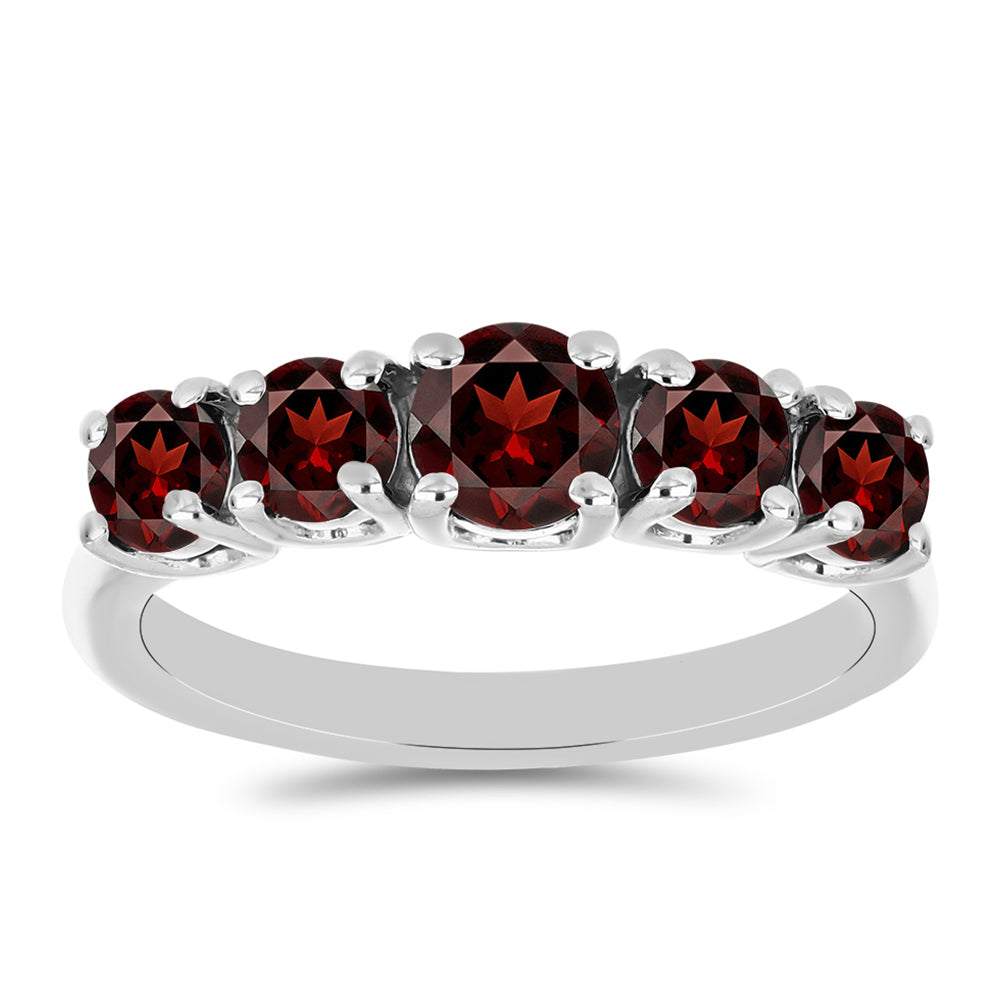 Inel din Argint 925 ( 2.44 grame ) cu Granat Barton 1.92 Carate