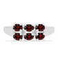 Inel din Argint 925 ( 2.66 grame ) cu Granat Barton 1.31 Carate