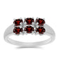 Inel din Argint 925 ( 2.66 grame ) cu Granat Barton 1.31 Carate